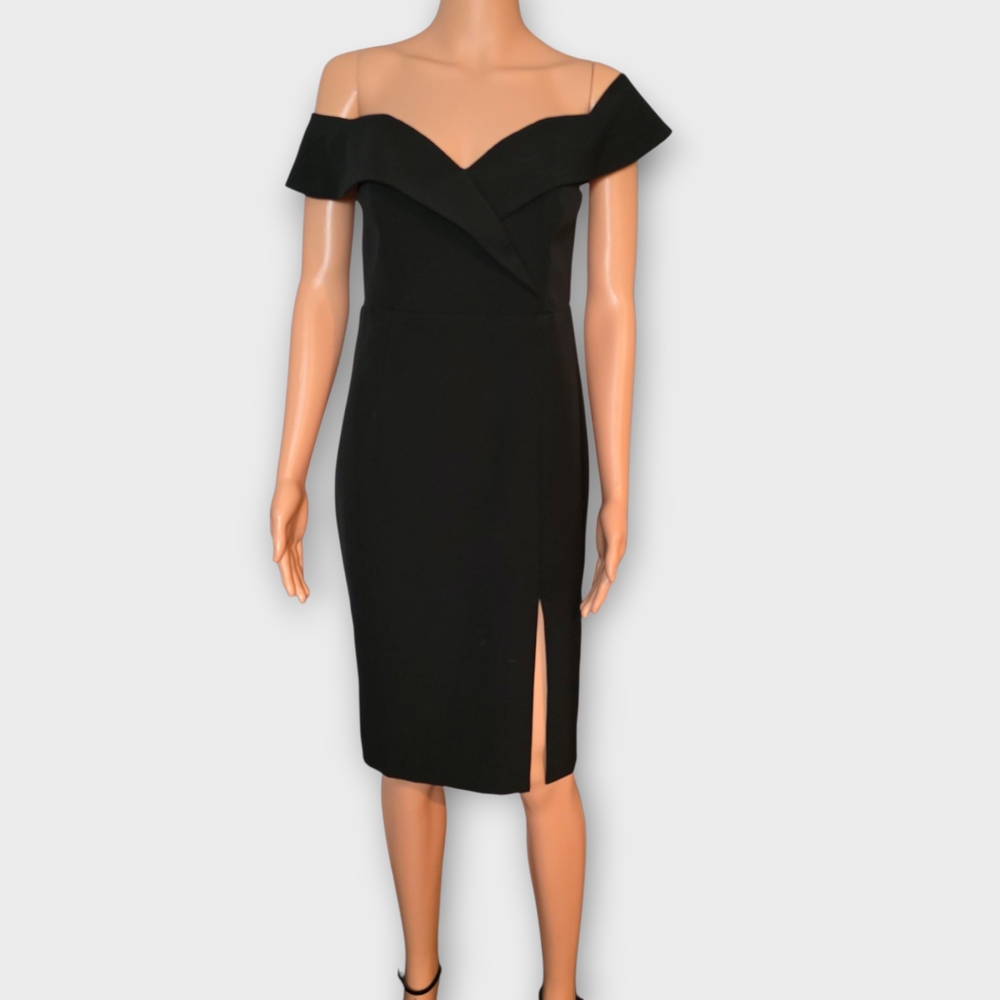 Elegant Black Off-Shoulder Dress